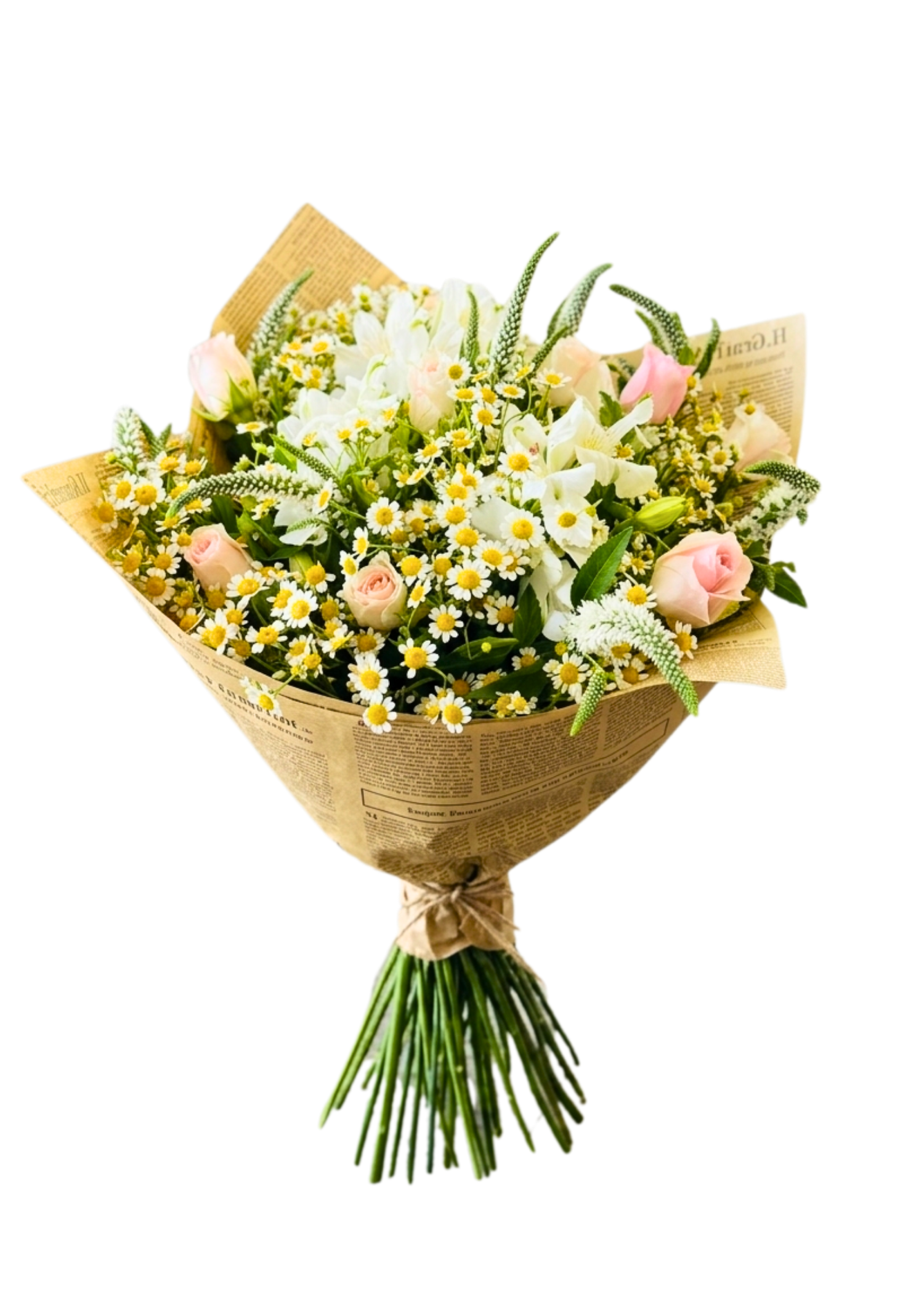 זר פרחים מעוצב